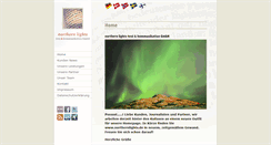 Desktop Screenshot of northernlights.de